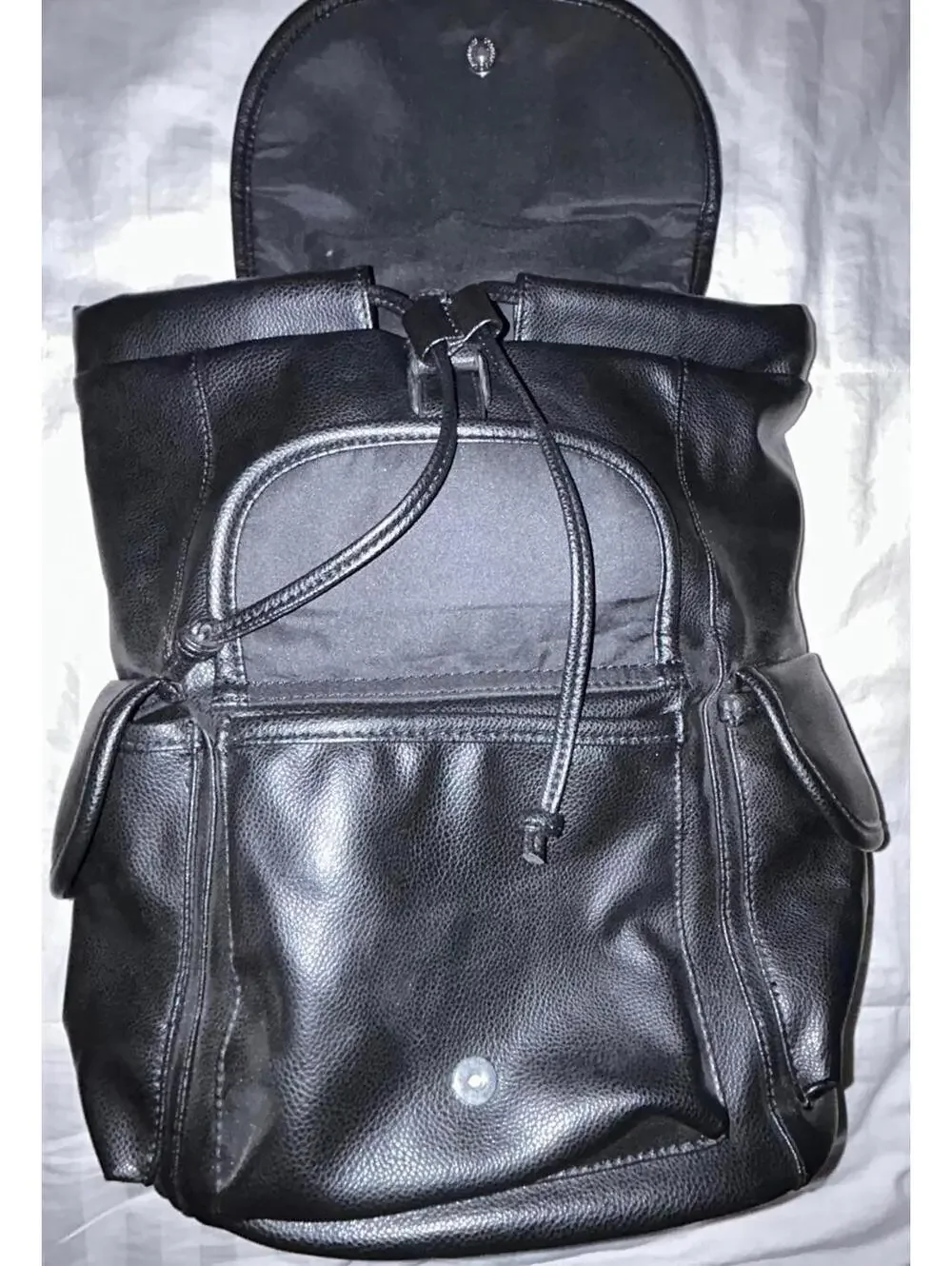 Stone Mountain Black Back Pack Purse